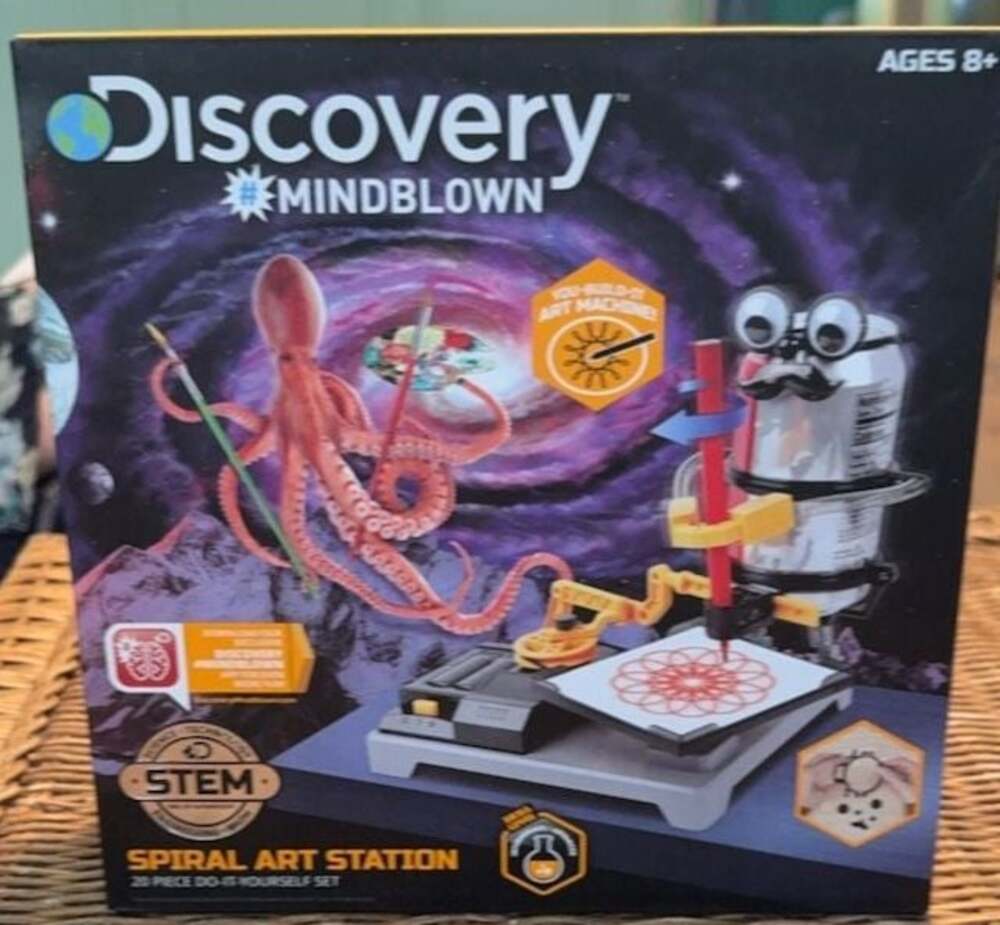 Discovery #Mindblown Spiral Art Station 20 Piece STEM Set